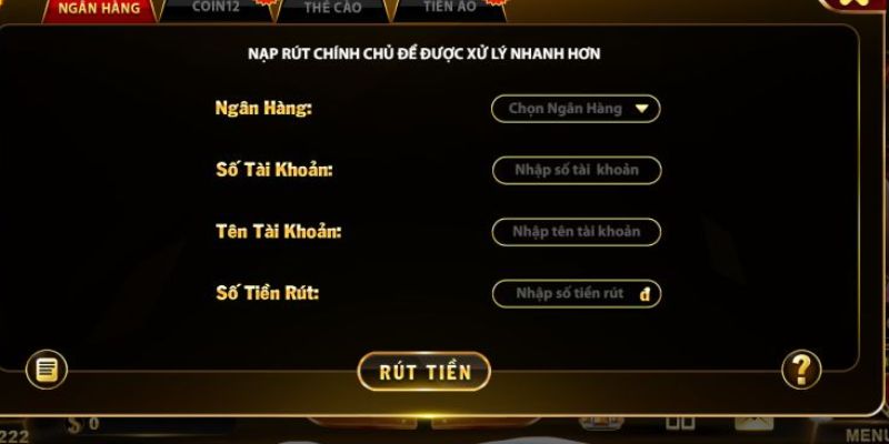 Rút tiền Hitclub Các hình thức rút tiền được hỗ trợ